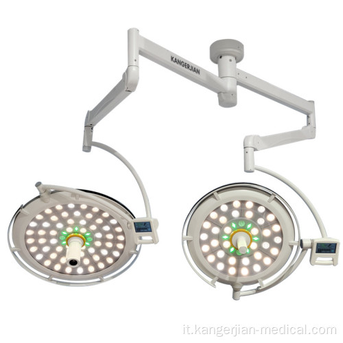 Lampada teatrale dentale operativa CE con batteria a batteria 500 mm 140000 Lux Surgical Medical Endo Light Arm